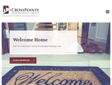 Tablet Screenshot of crosspointegroup.com